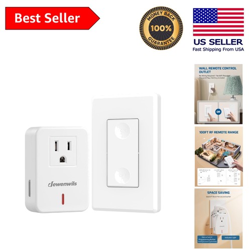 100ft wireless remote outlet - 100ft,